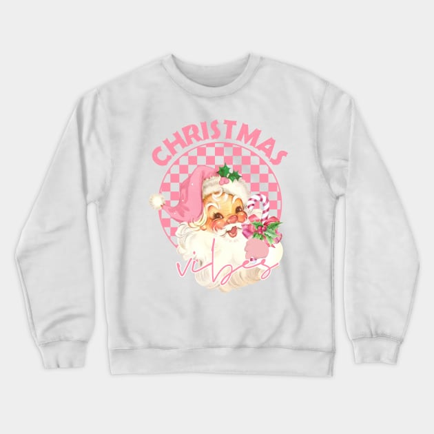 Christmas Vibes Crewneck Sweatshirt by Sunset beach lover